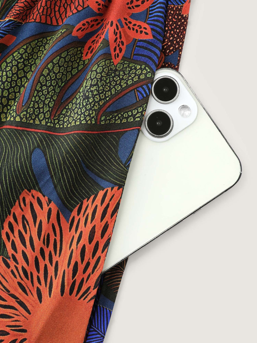 Colorful Floral Print Waistband Maxi Dress