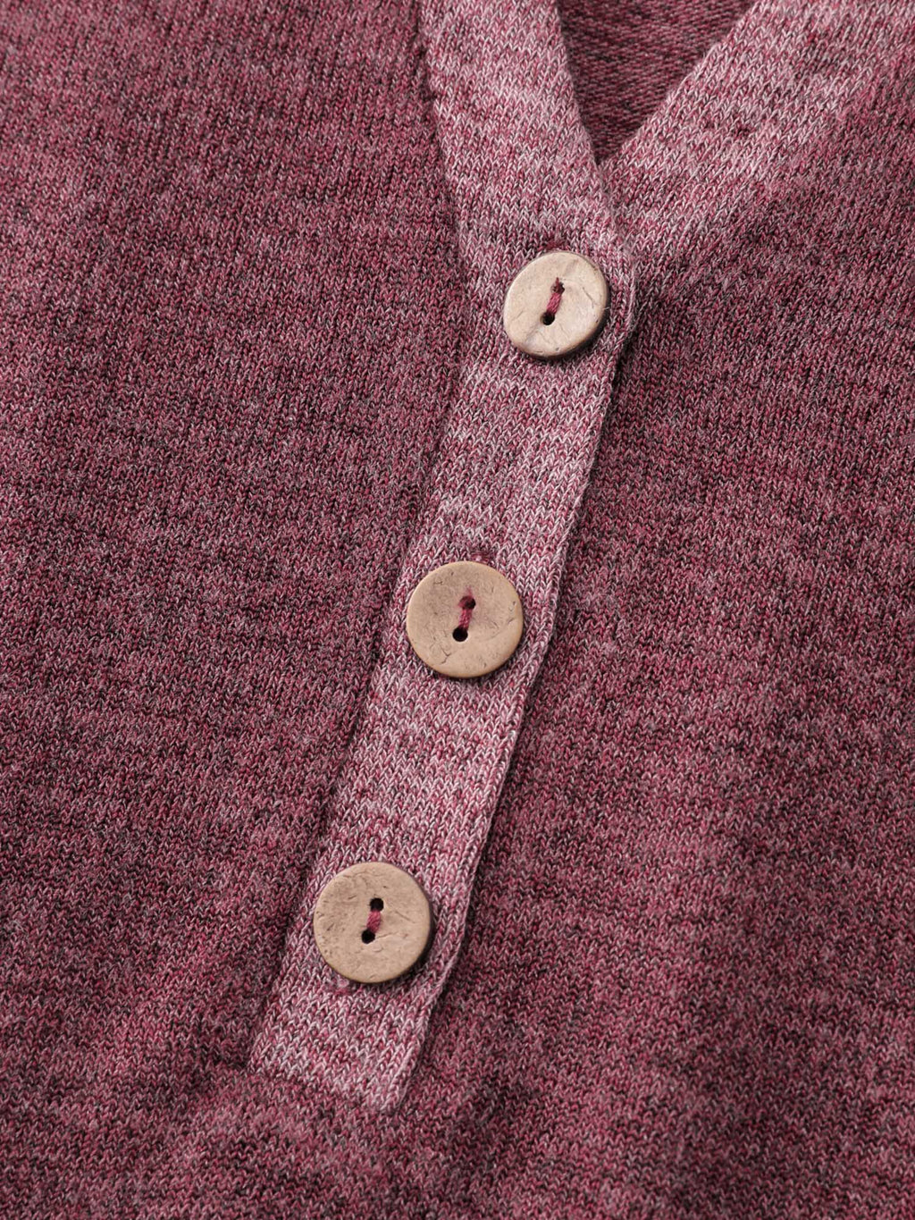 Color Contrast Fit Flared Knit Top