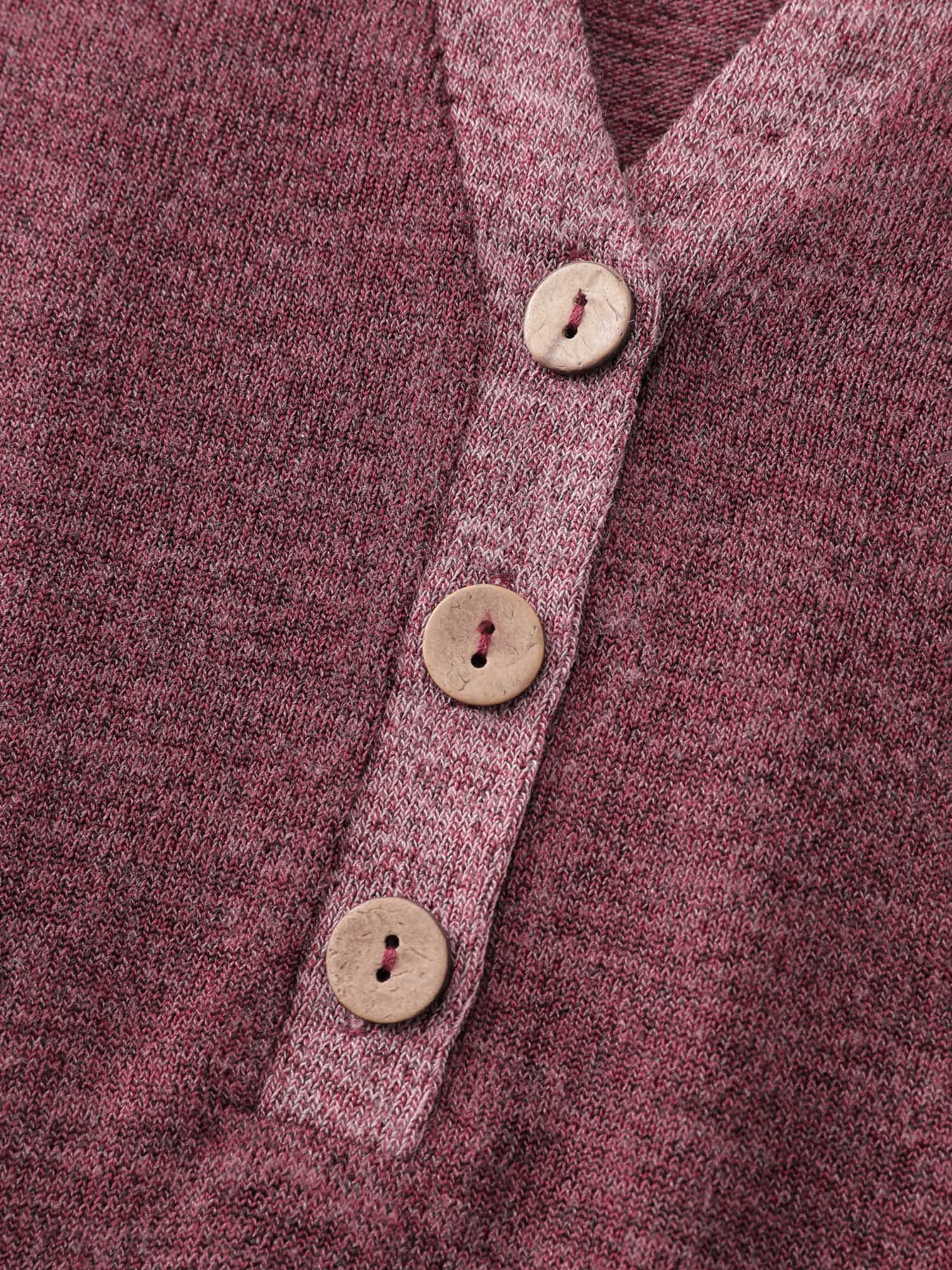 Color Contrast Fit Flared Knit Top