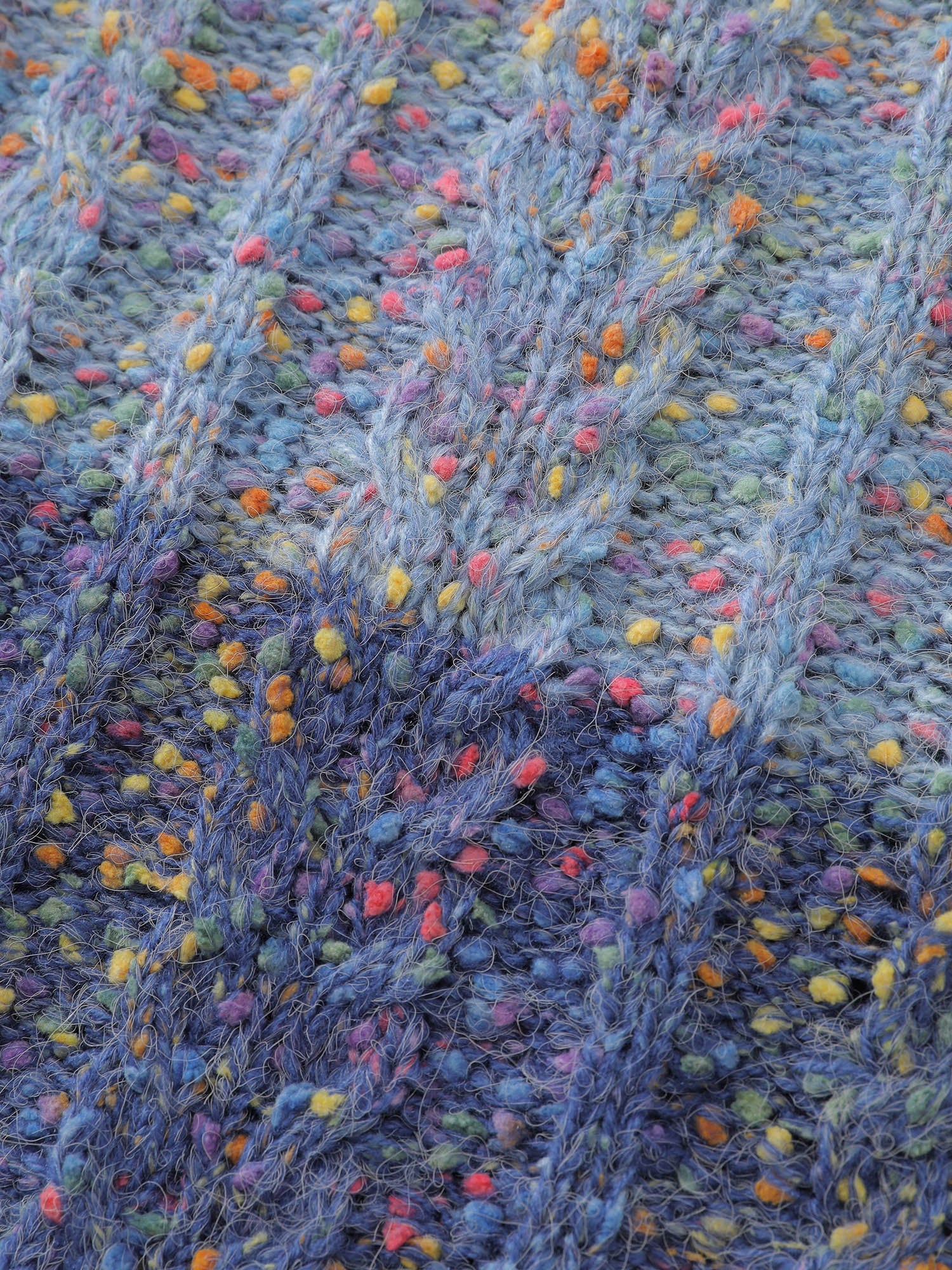 Colorblock Heather Round Neck Pullover