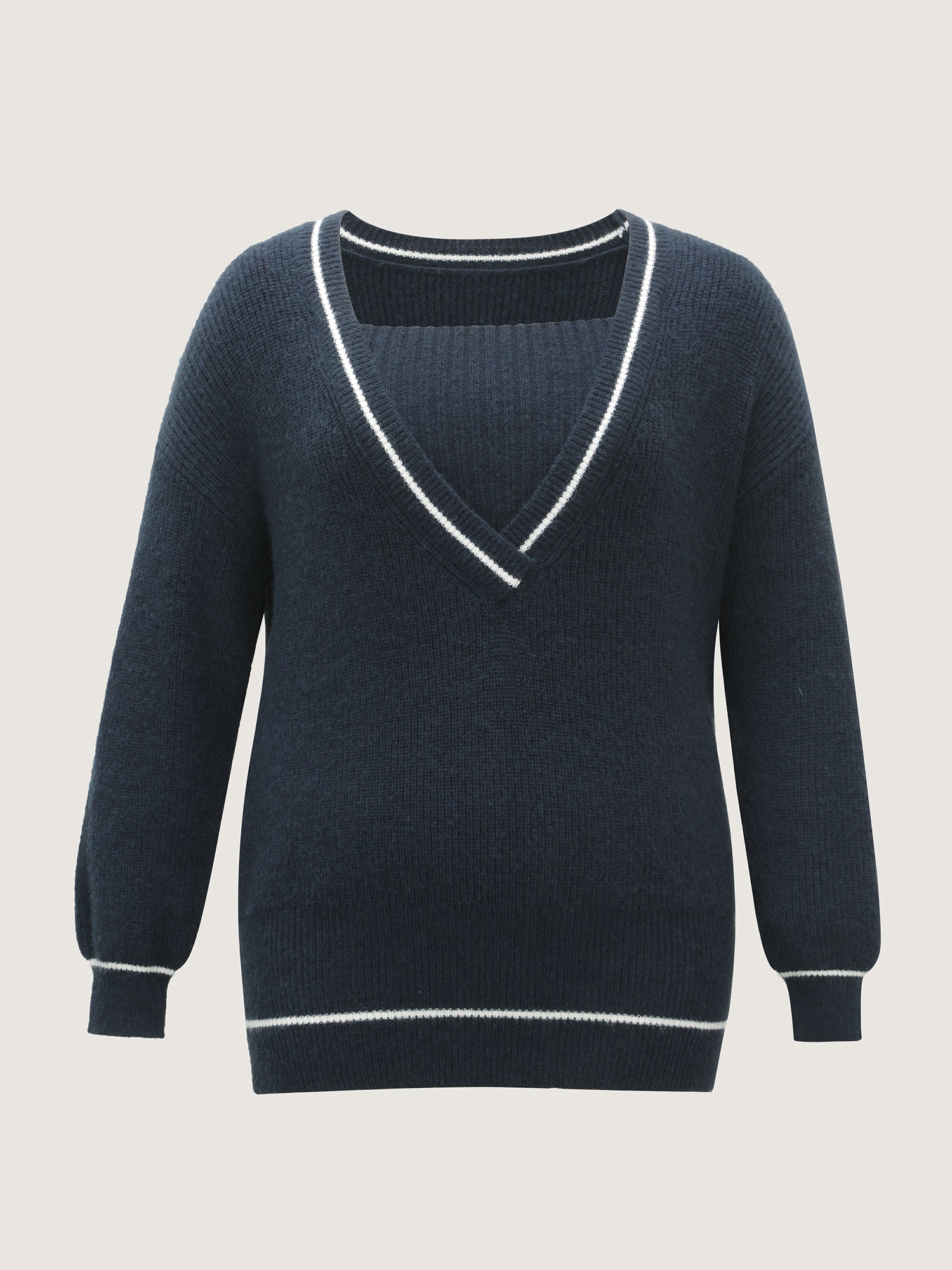 2-in-1 Balloon Sleeve Pullover