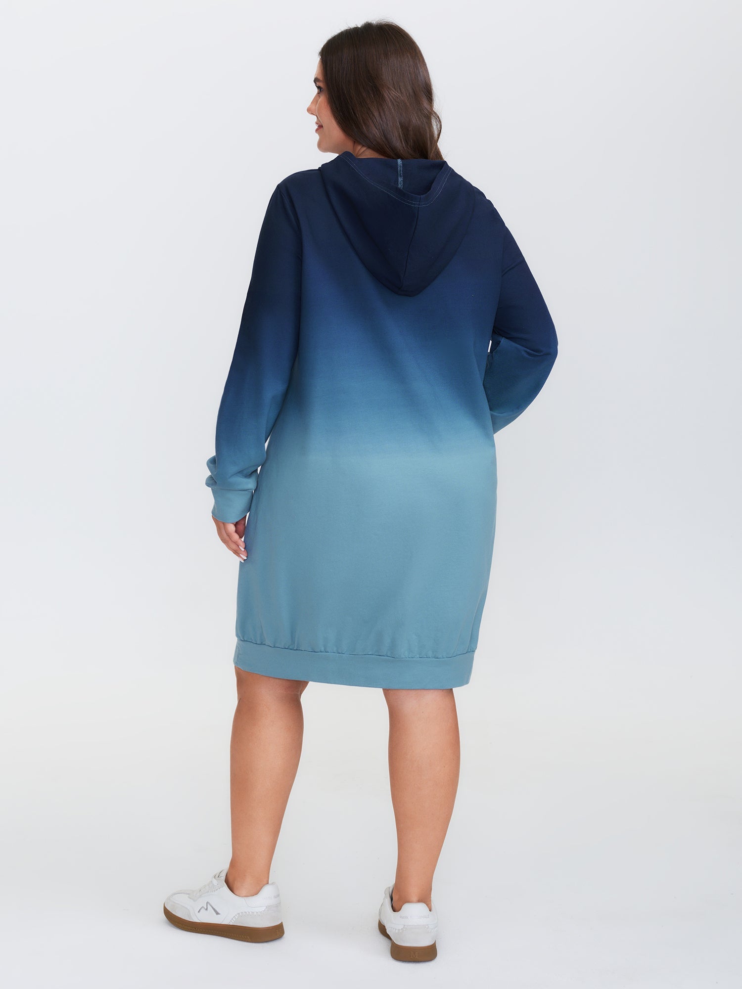 Dancing in the Dark Hooded Midi Dress