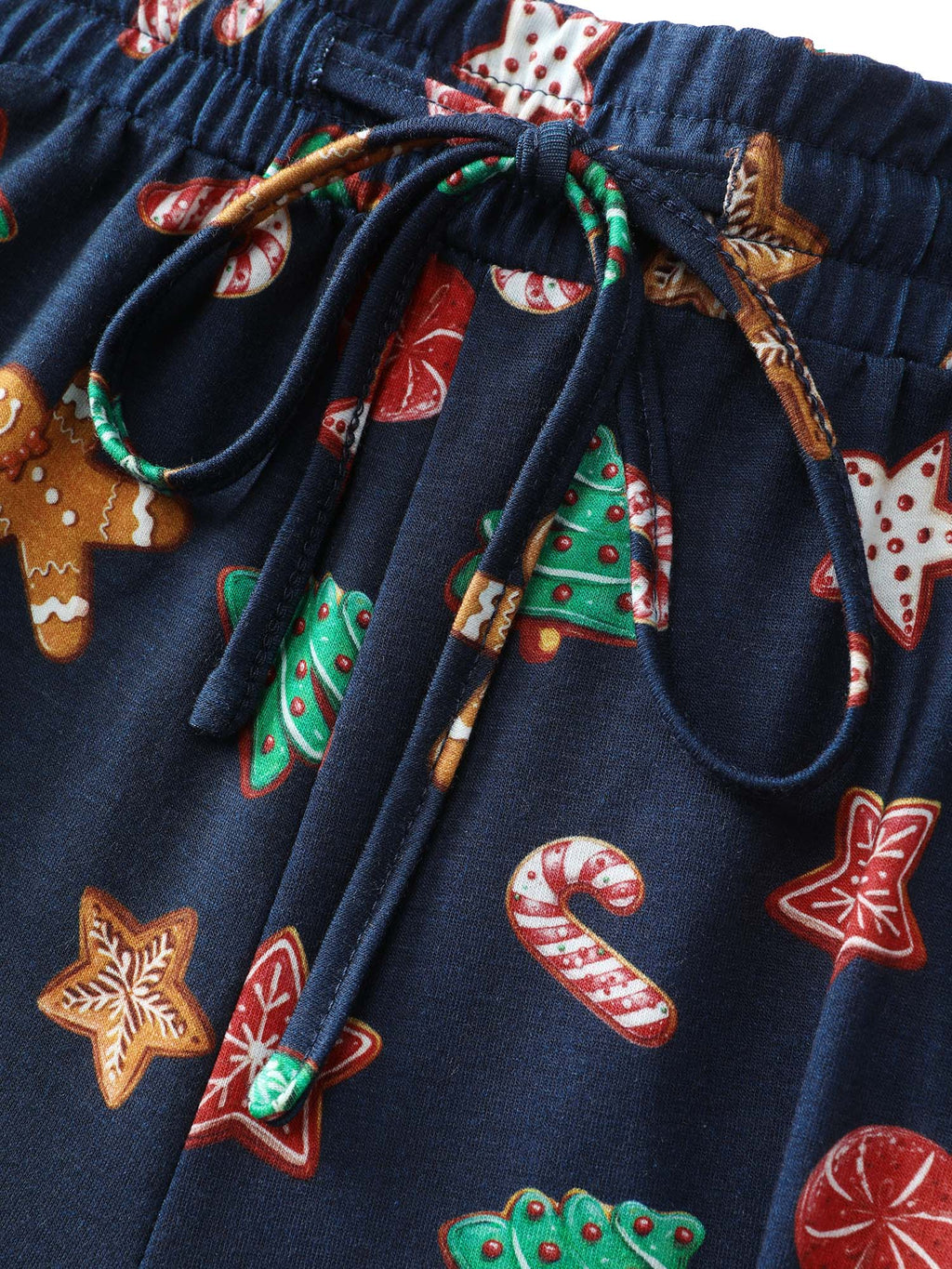 Colorful Holiday Print Pants