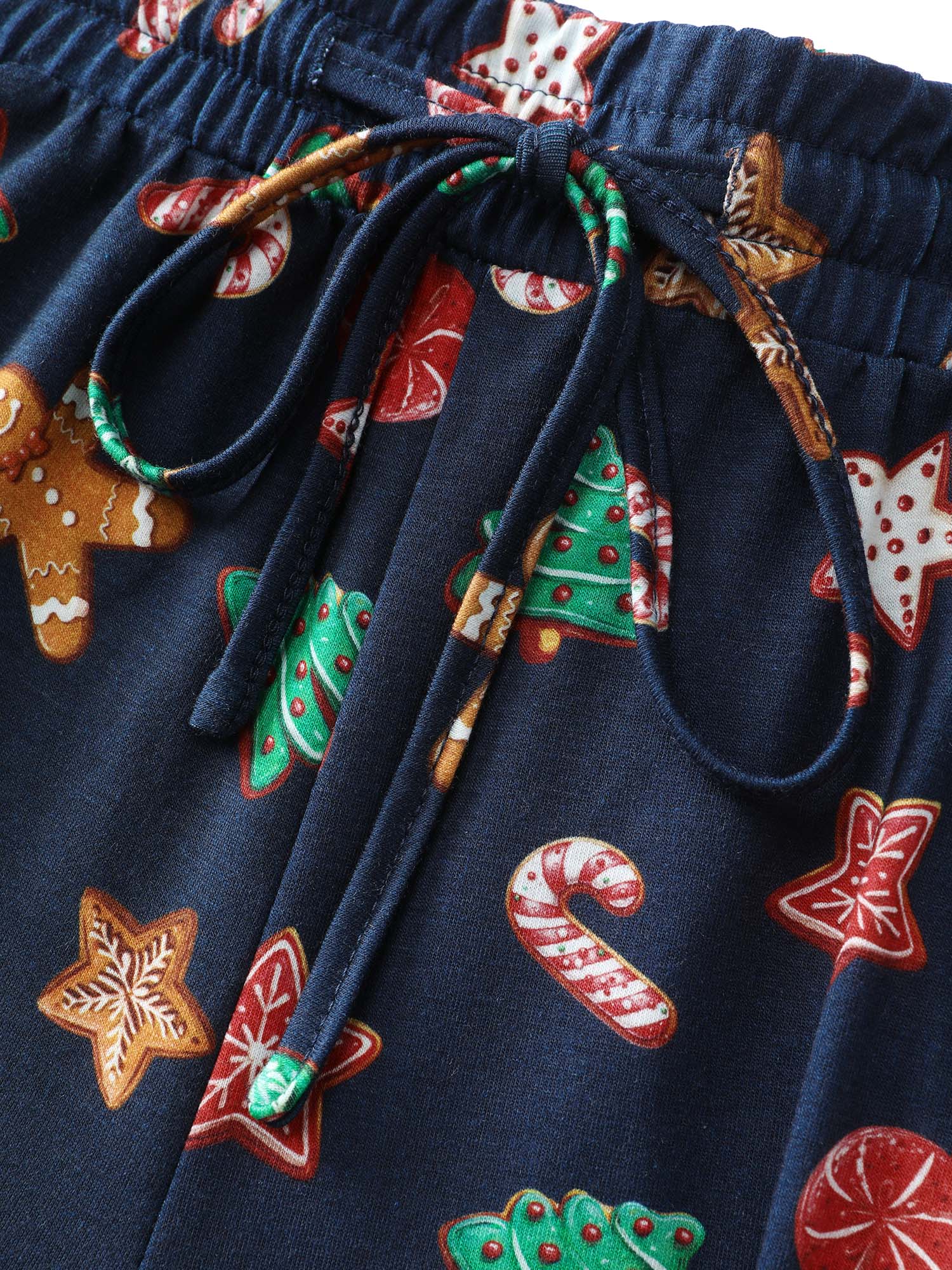 Colorful Holiday Print Pants