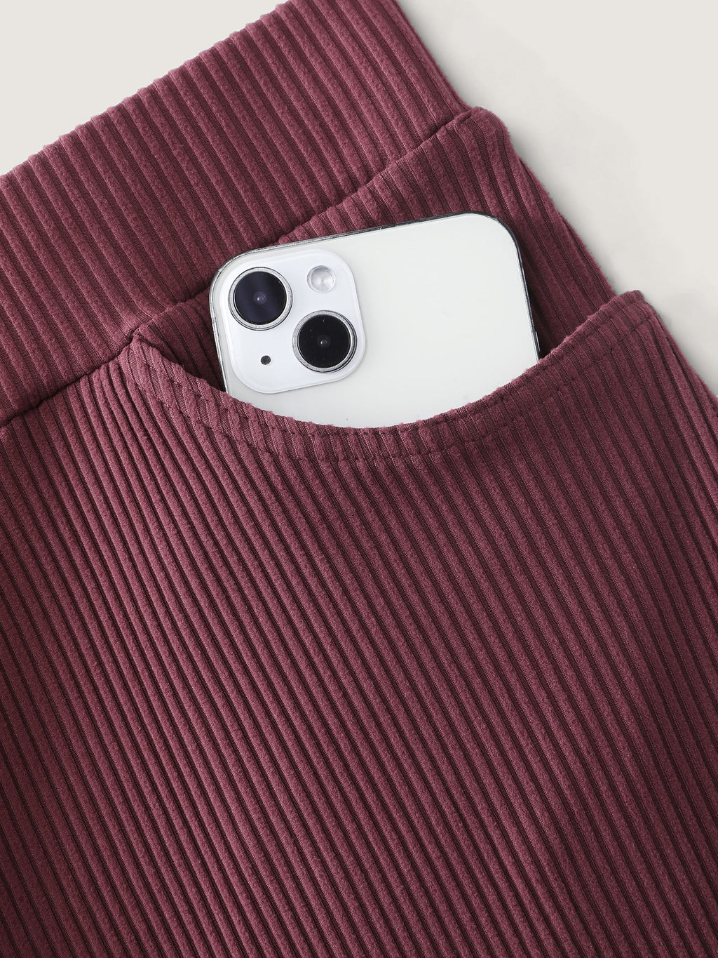 Wavy Edge Straight-Leg Lounge Bottoms