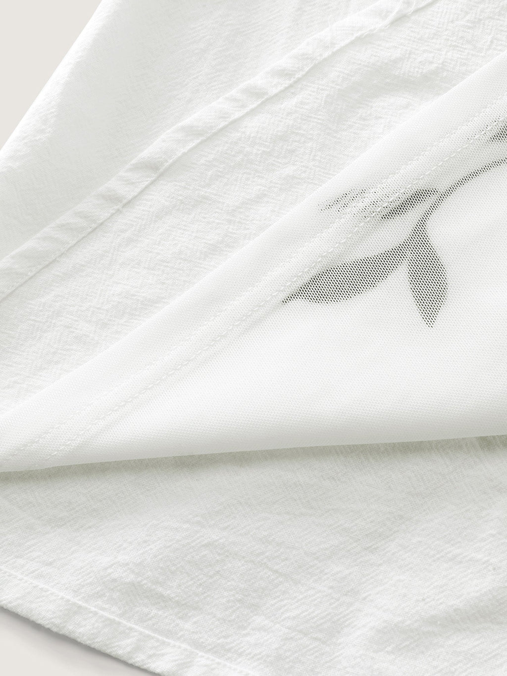 Cotton Floral Embroidery Shirred Blouse