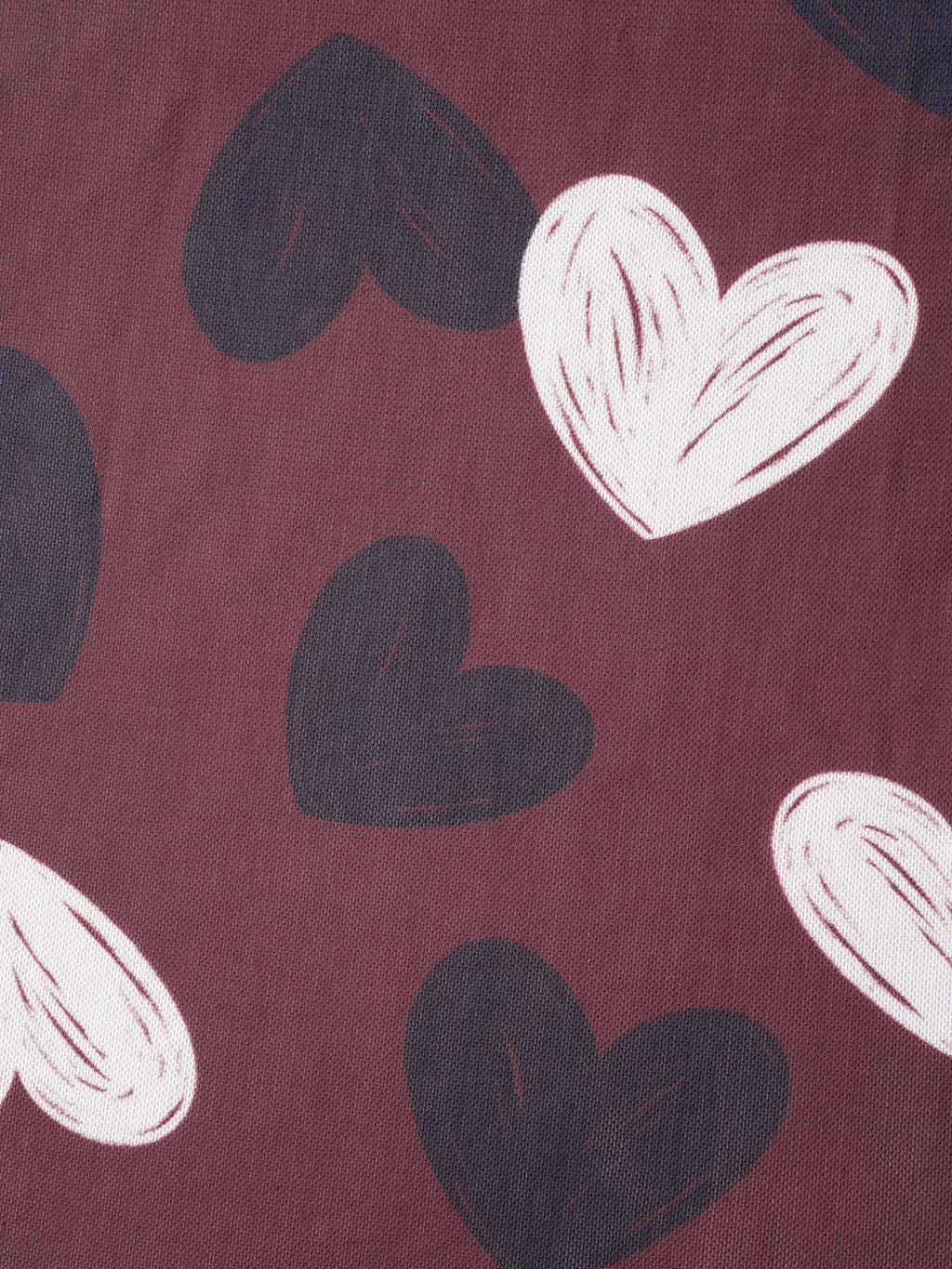 Cami Bow Detail Heart Pattern Sleep Dress