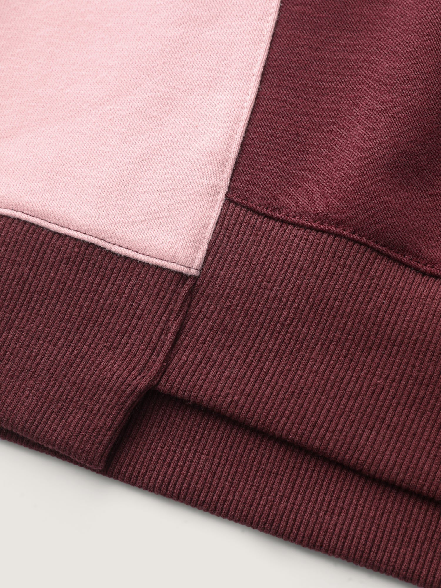 Color Contrast Relaxed-Fit Sweatshirt